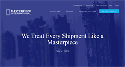 Desktop Screenshot of masterpieceintl.com
